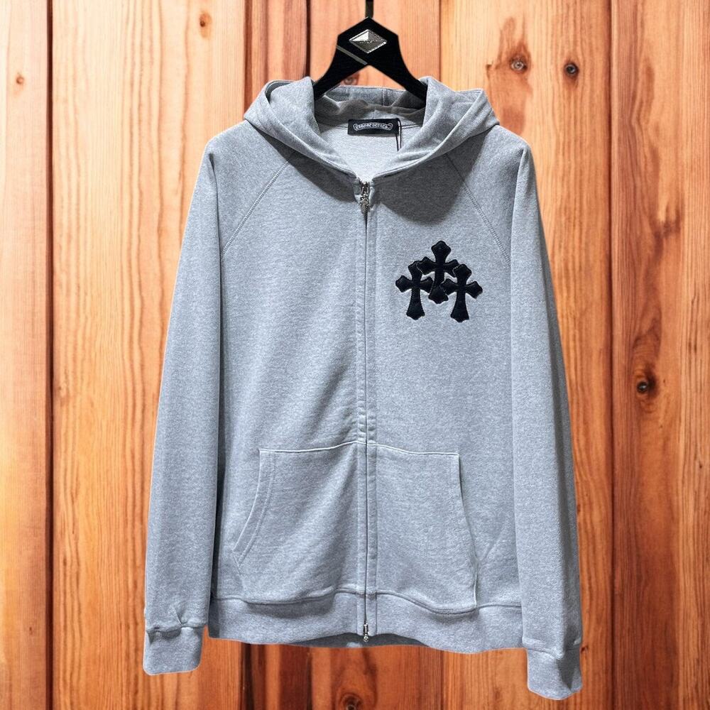 Chrome Hearts Men's Grey Jacket